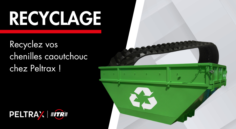 Recyclage de vos chenilles caoutchouc !